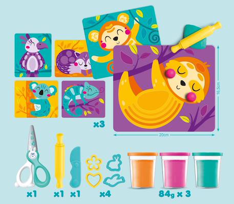 Kit de pâte à modeler Multi-coloured 6 - vertbaudet enfant 