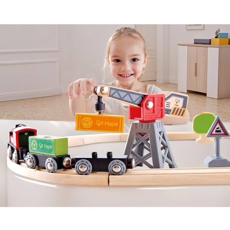 Circuit de train de marchandises Beige 4 - vertbaudet enfant 