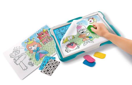 Kit plateau à dessiner Multi-coloured 3 - vertbaudet enfant 