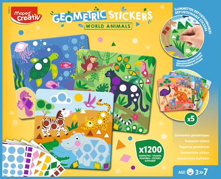 Coffret de gommettes pour enfants Multi-coloured 4 - vertbaudet enfant 