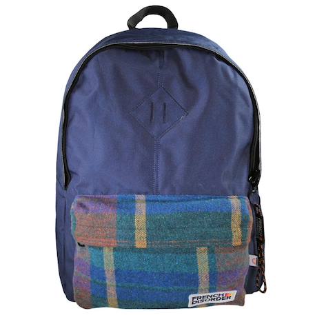 Sac à dos fille forme borne Tartan bleu 2 - vertbaudet enfant 