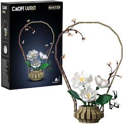 Jouet-Jeux d'imagination-Jeux de construction-Art floral oriental hiver 990 pièces