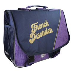 -Cartable mixte colorblock violet