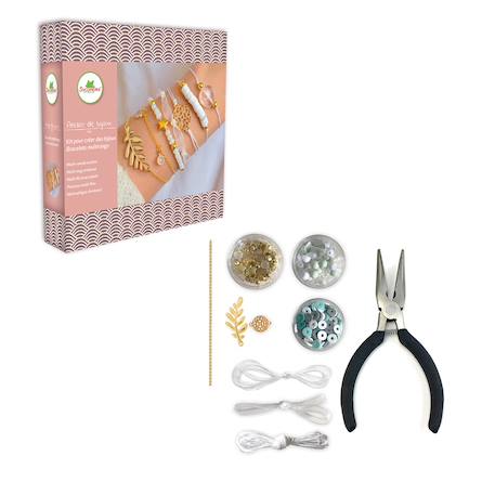 Atelier de bijoux bracelets multirangs Marron 3 - vertbaudet enfant 