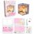 Mini scène à créer chibi box Bleu+Rose+Violet 4 - vertbaudet enfant 