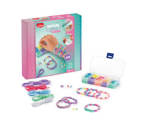 Kit création de bijoux bubble Multi-coloured 2 - vertbaudet enfant 