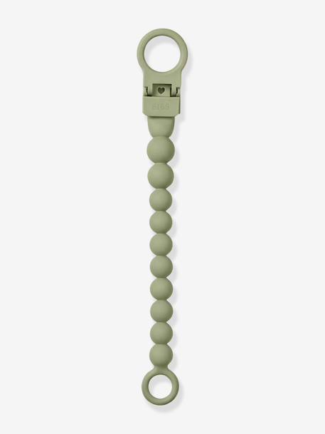 Attache-tétine perles beige+bleu pétrole+blush+écru+vert sauge 14 - vertbaudet enfant 