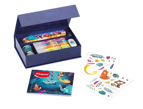 Coffret de coloriage jungle fever Multi-coloured 3 - vertbaudet enfant 
