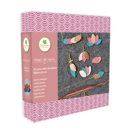 Atelier de bijoux en cuir Marron 1 - vertbaudet enfant 