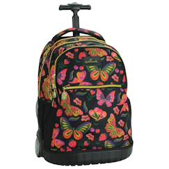 -Cartable à roulettes fille strawberry fly
