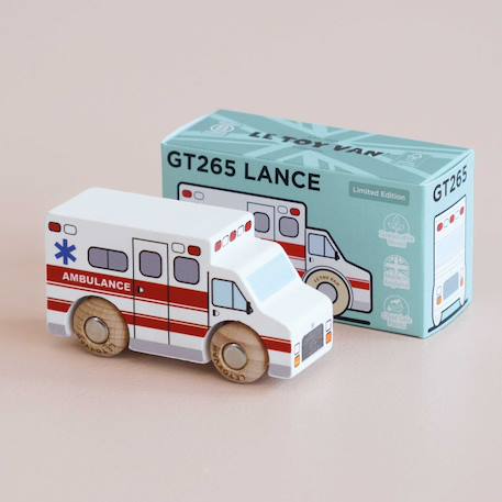 Camion ambulance lance no 43 Blanc 2 - vertbaudet enfant 