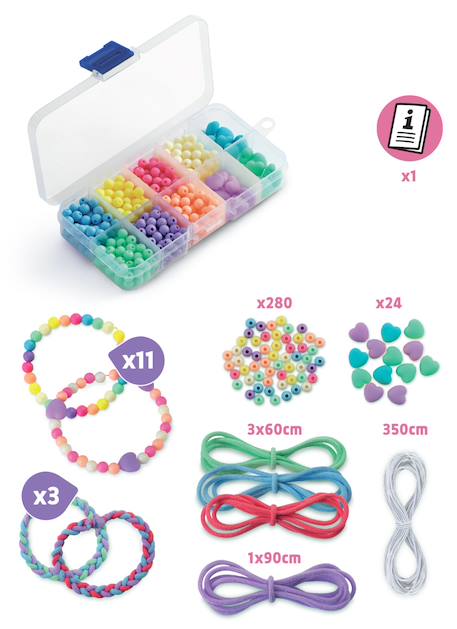 Kit création de bijoux bubble Multi-coloured 6 - vertbaudet enfant 