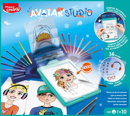 Machine à dessiner studio Multi-coloured 4 - vertbaudet enfant 