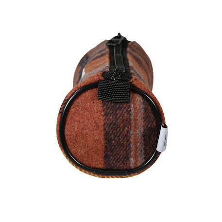 Trousse ronde fille tartan marron Tartan marron 3 - vertbaudet enfant 