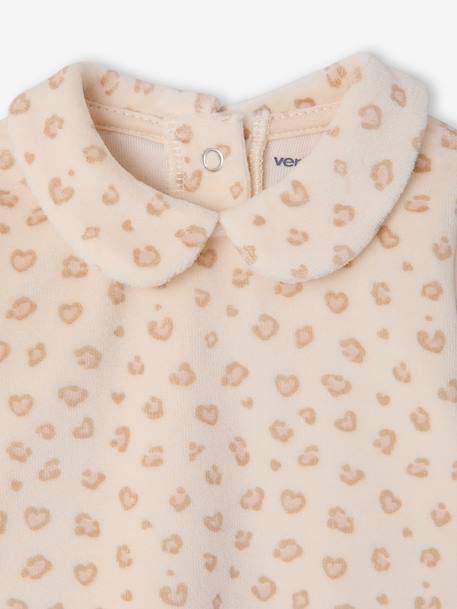 Lot de 2 pyjamas bébé fille ouverture dos beige chiné 5 - vertbaudet enfant 