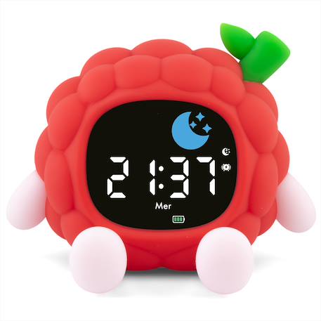 Veilleuse réveil réveillou la framboise Rouge 2 - vertbaudet enfant 
