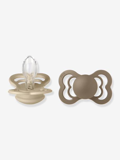 Lot 2 sucettes Supreme beige 2 - vertbaudet enfant 