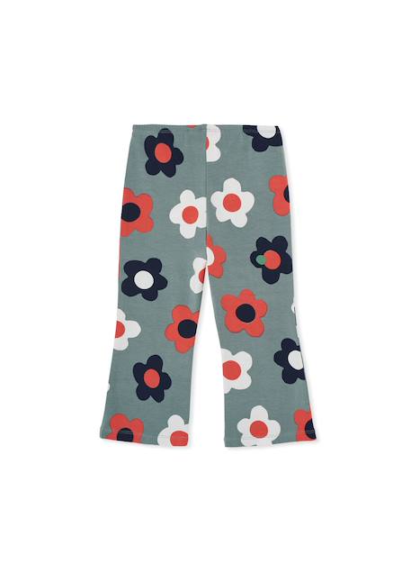 Legging fille imprimé fleurs Vert 2 - vertbaudet enfant 