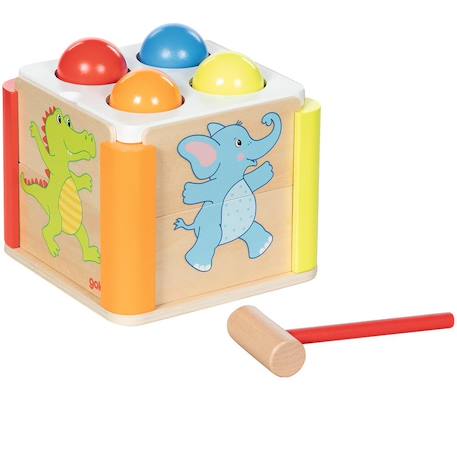 Jeu de maillet arc en ciel Beige 2 - vertbaudet enfant 