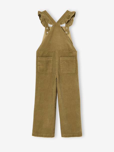 Salopette fille olive 2 - vertbaudet enfant 