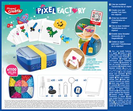 Kit de création perles à eau pixel factory Multi-coloured 5 - vertbaudet enfant 