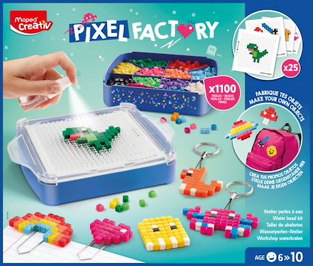 Kit de création perles à eau pixel factory Multi-coloured 3 - vertbaudet enfant 