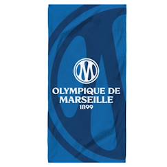 Linge de maison et décoration-Linge de bain enfant-Serviette de bain et de plage imprimé 100% coton, om mer