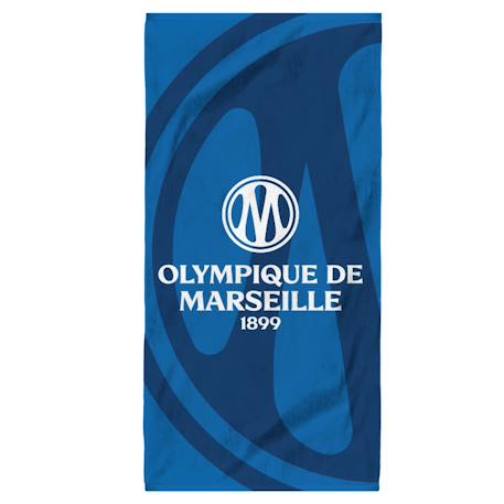 Serviette de bain et de plage imprimé 100% coton, om mer Bleu 1 - vertbaudet enfant 