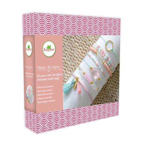 Bracelets multirangs art déco Rose 1 - vertbaudet enfant 