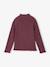 Sous-pull fille tricot prune+taupe 2 - vertbaudet enfant 