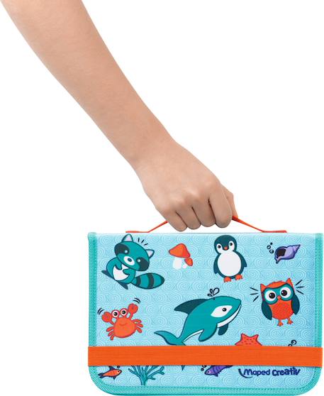 Dessins et jeux effaçables avec animaux Multi-coloured 3 - vertbaudet enfant 