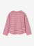 T-shirt marinière manches longues fille marine+mauve+rose bonbon 5 - vertbaudet enfant 