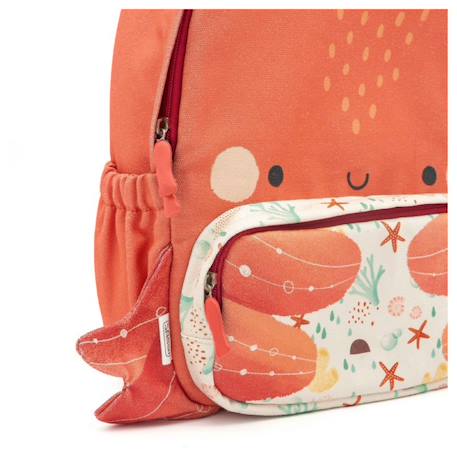 Sac à dos enfant format a4 Beige+Blanc+Bleu+Jaune+Orange+Rose+Rouge+Vert 37 - vertbaudet enfant 