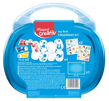 Mon premier kit de peinture Multi-coloured 5 - vertbaudet enfant 