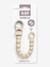 Attache-tétine perles beige+bleu pétrole+blush+écru+vert sauge 1 - vertbaudet enfant 