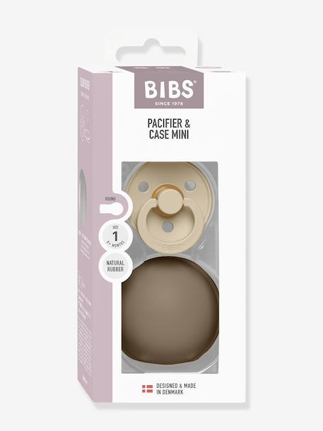 Sucette avec mini boîte beige+écru 1 - vertbaudet enfant 