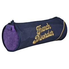 -Trousse ronde fille colorblock violet
