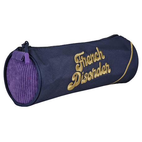 Garçon-Trousse ronde fille colorblock violet