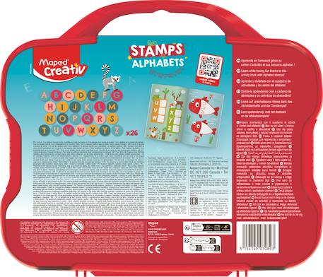 Tampons pré encrés pour enfants alphabet Multi-coloured 4 - vertbaudet enfant 