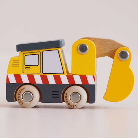 Tractopelle eddie no 37 Jaune 4 - vertbaudet enfant 