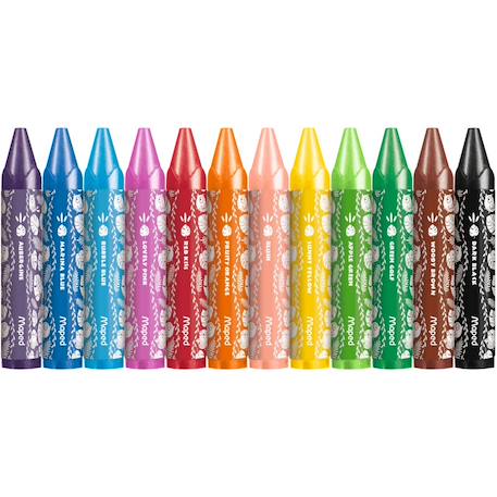 Craies de coloriage maxi jungle fever Multi-coloured 2 - vertbaudet enfant 