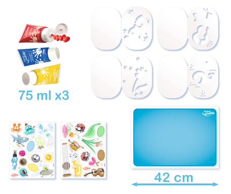 Mon premier kit de peinture Multi-coloured 3 - vertbaudet enfant 
