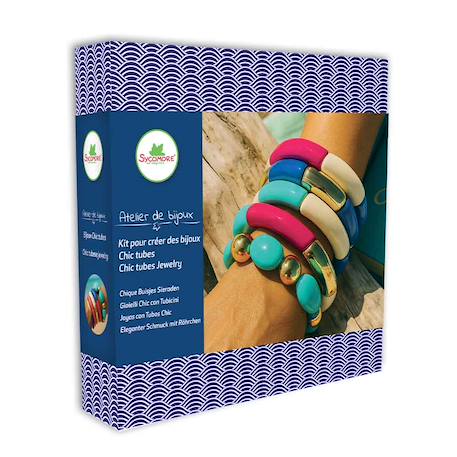 Atelier de bijoux chic tubes Bleu 2 - vertbaudet enfant 