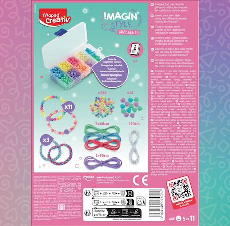 Kit création de bijoux bubble Multi-coloured 5 - vertbaudet enfant 