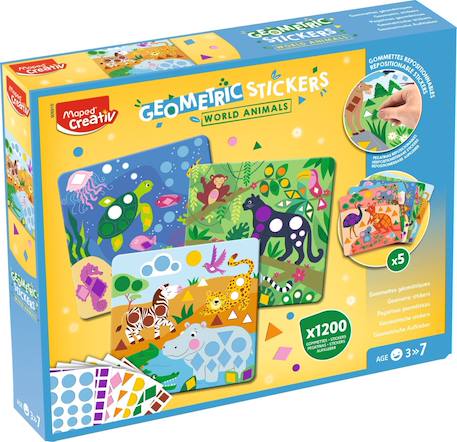 Coffret de gommettes pour enfants Multi-coloured 1 - vertbaudet enfant 