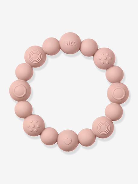 Anneau de dentition perles bleu ciel+bleu pétrole+blush+vert sauge 6 - vertbaudet enfant 