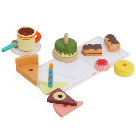 Café gourmand en bois Blanc 4 - vertbaudet enfant 