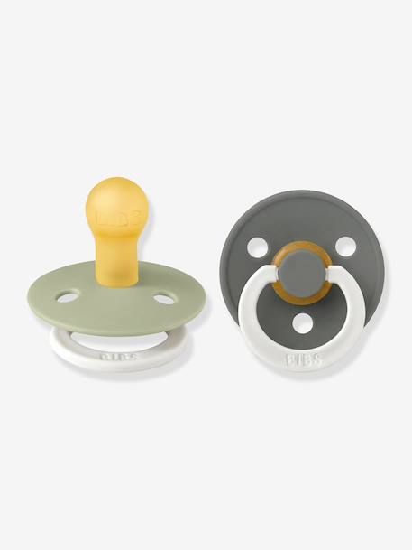 Lot de 2 sucettes-tétines Colour, taille 1 de 0 à 6 mois beige+Iron & baby blue+Night Blush & vanilla glow+Sage & hunter green+vert+Woodchuck & blush 14 - vertbaudet enfant 