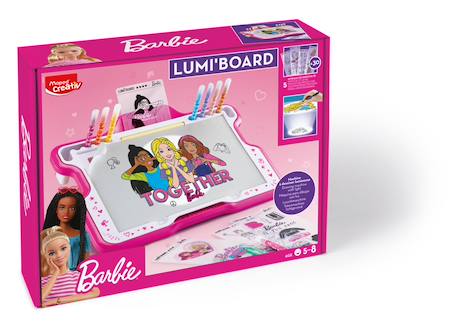 Machine à dessiner lumineuse barbie Multi-coloured 1 - vertbaudet enfant 