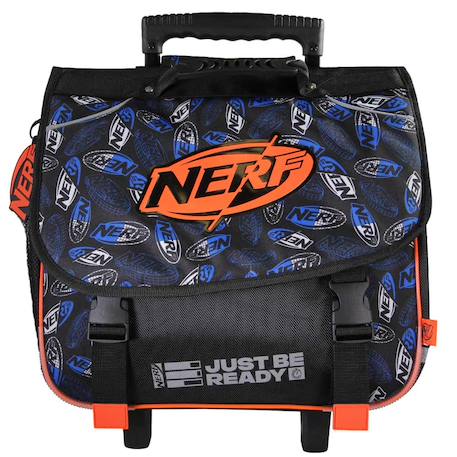 Garçon-Cartable à roulettes garçon nerf